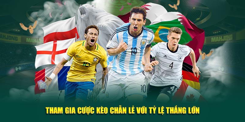 Tham gia cược kèo chẵn lẻ với tỷ lệ thắng lớn
